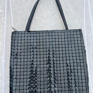 Black morlo handbag